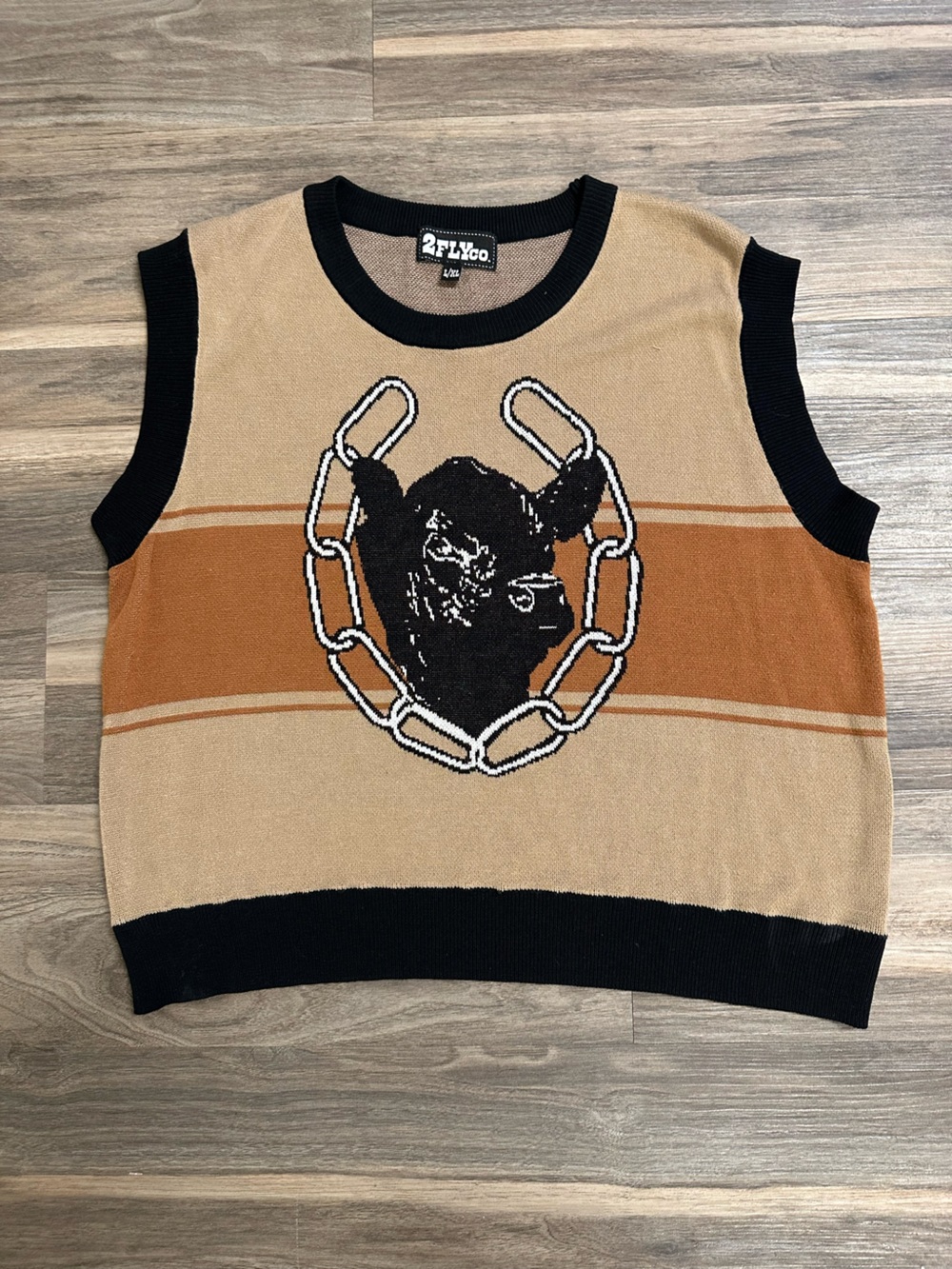 2 Fly Co Bull Knit Sweater Vest